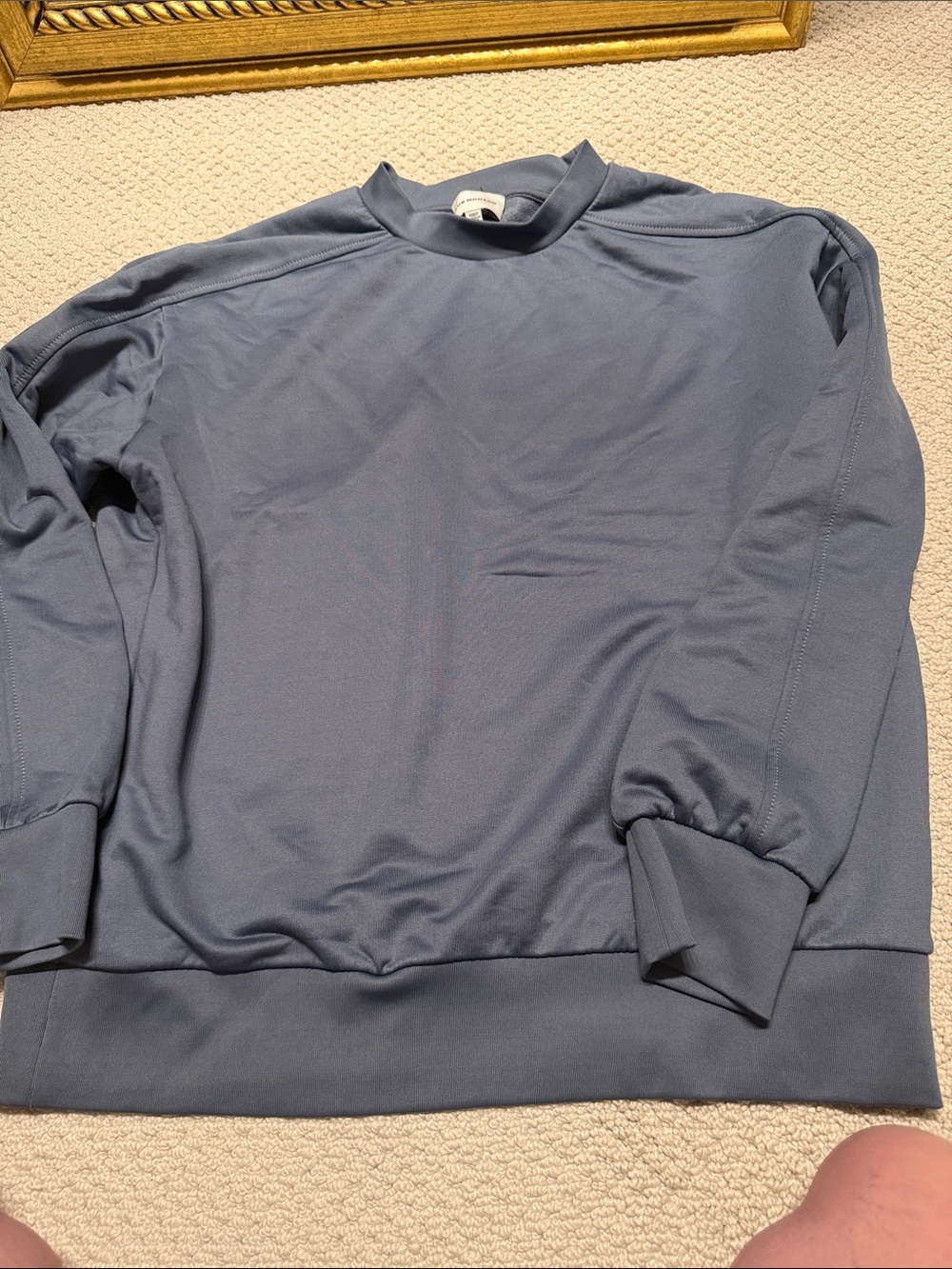Club Monaco Men's Slate Blue Crewneck Sweater